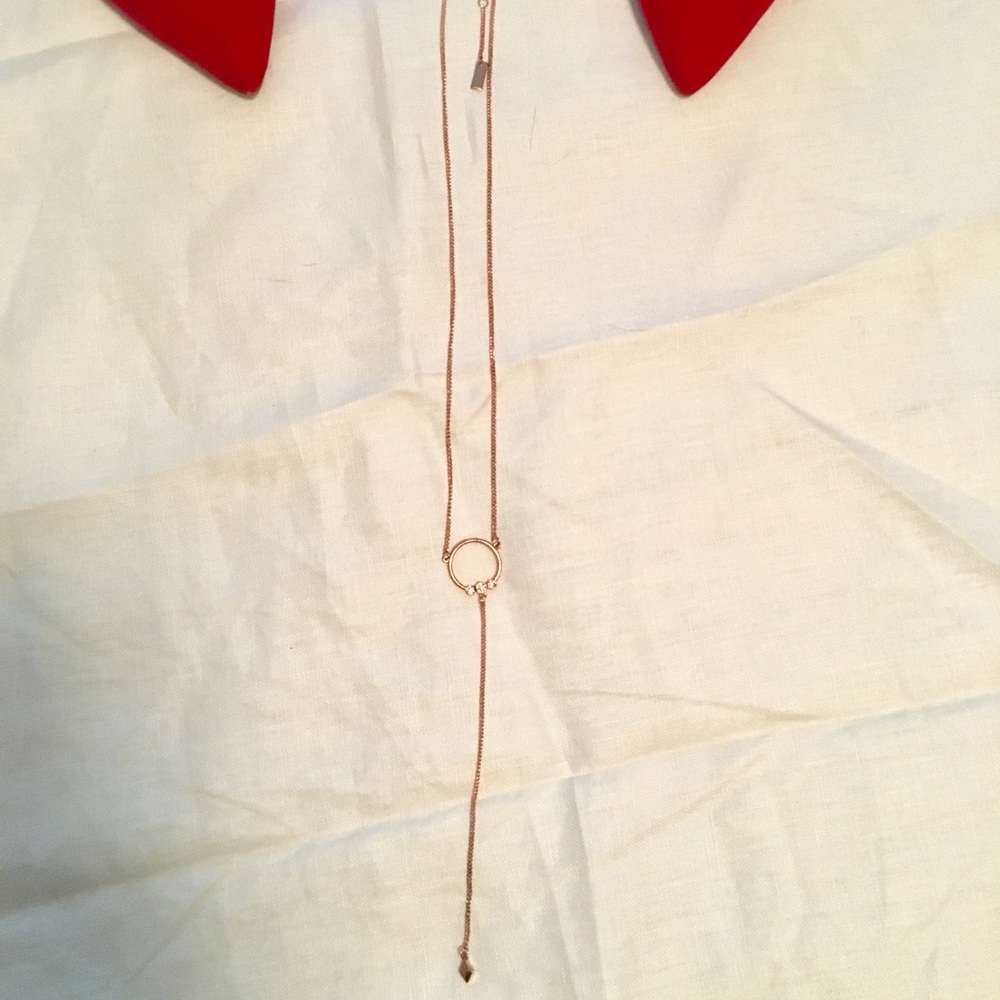 Rose gold necklace